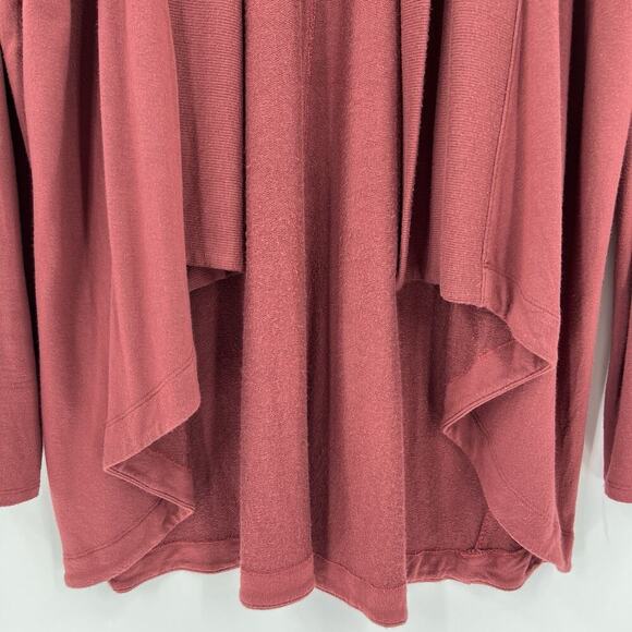 Athleta Nirvana Wear Two Ways Wrap Cardigan Sweater Red 416969 Size XLT XL Tall - Picture 5 of 10